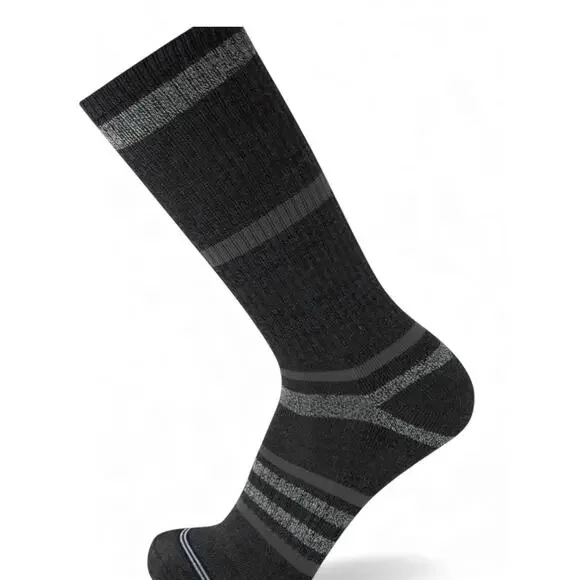 Nautica Men’s Dress Crew Socks 5-Pack Size 6-12.5 Black Gray Blue Soft Comfort - Picture 5 of 8